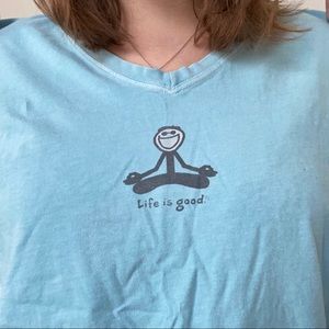 life is good yoga tee